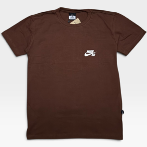 CAMISETA CASUAL NK SB MARROM - G